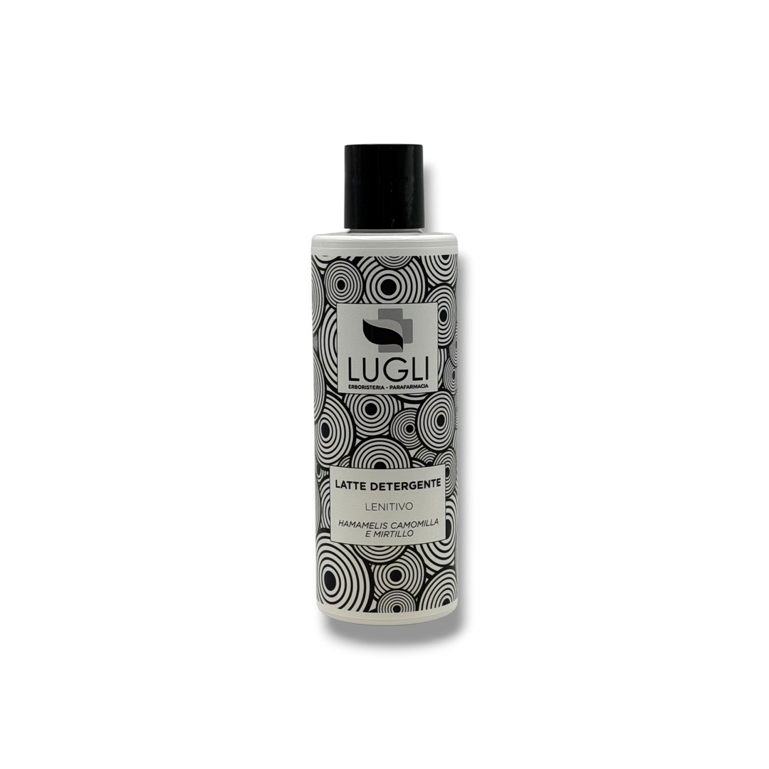 Latte detergente Lenitivo Lugli hamamelis camomilla e mirtillo